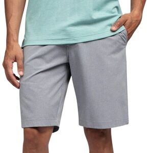 Travis Mathew Beck Golf Shorts in Grey thin striped‎  SZ 40